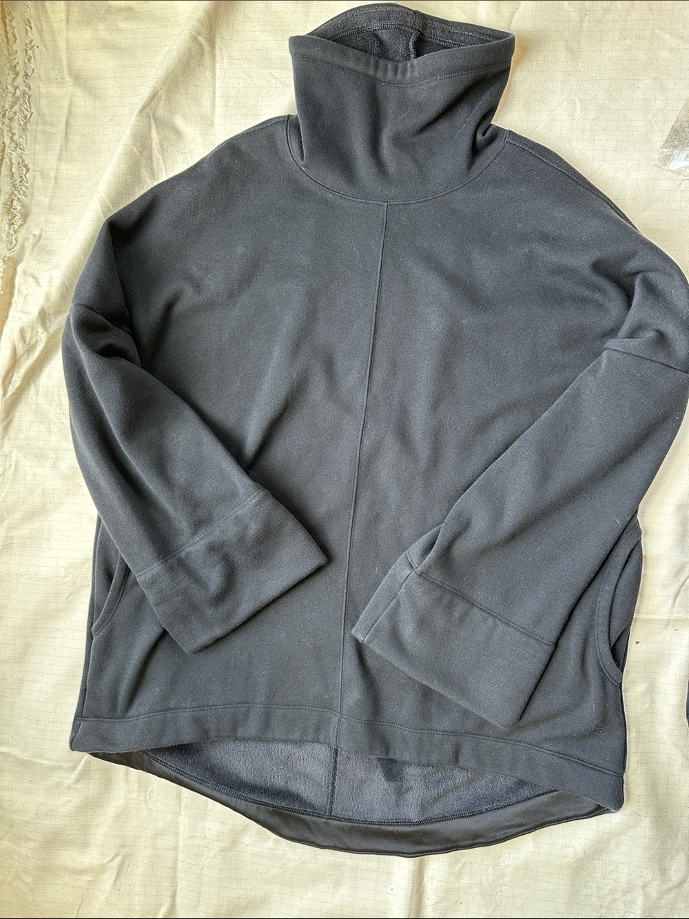 Athleta women’s Black Turtleneck Pullover